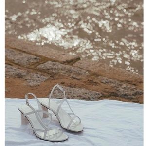 BY FAR BRIGETTE LEATHER heels